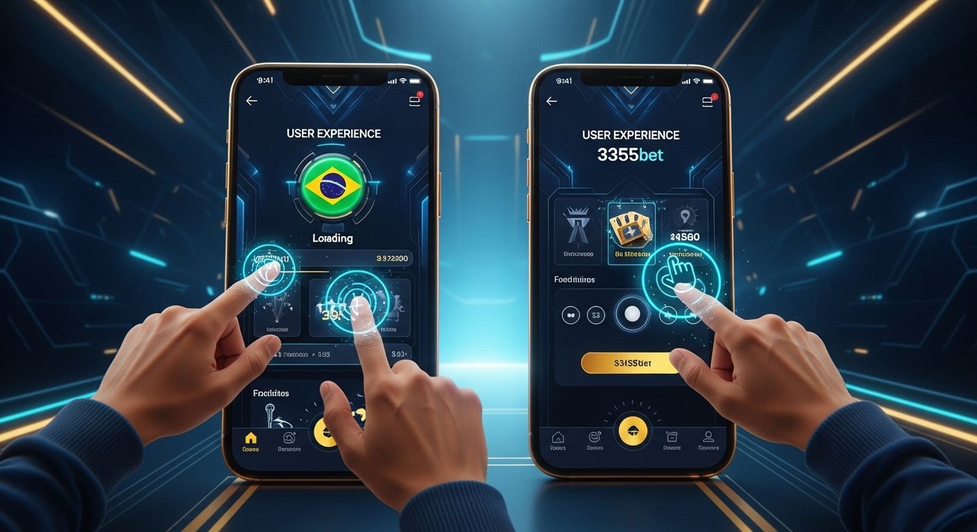 Experiência do usuário casino app features